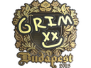 Sticker | Grim (Gold) | Budapest 2025