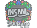Sticker | insani (Embroidered) | Budapest 2025