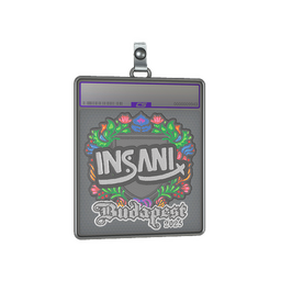 Sticker Slab | insani (Embroidered) | Budapest 2025