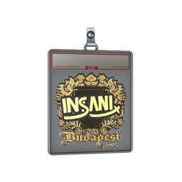Sticker Slab | insani (Gold) | Budapest 2025