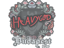 Sticker | Heavygod | Budapest 2025