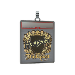 Sticker Slab | Heavygod (Gold) | Budapest 2025