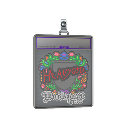 Sticker Slab | Heavygod (Embroidered) | Budapest 2025