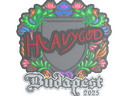 Sticker | Heavygod (Embroidered) | Budapest 2025