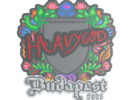 Sticker | Heavygod (Embroidered) | Budapest 2025