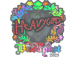 Sticker | Heavygod (Holo) | Budapest 2025