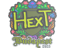 Sticker | HexT (Embroidered) | Budapest 2025