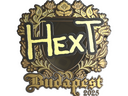 Sticker | HexT (Gold) | Budapest 2025