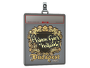 Sticker Slab | hallzerk (Gold) | Budapest 2025