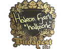 Sticker | hallzerk (Gold) | Budapest 2025