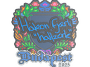 Sticker | hallzerk (Embroidered) | Budapest 2025