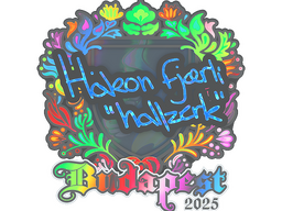 Sticker | hallzerk (Holo) | Budapest 2025