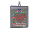 Sticker Slab | HooXi (Embroidered) | Budapest 2025