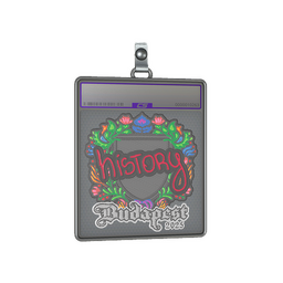 Sticker Slab | History (Embroidered) | Budapest 2025