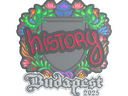 Sticker | History (Embroidered) | Budapest 2025