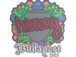 Sticker | History (Embroidered) | Budapest 2025