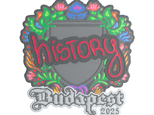Sticker | History (Embroidered) | Budapest 2025