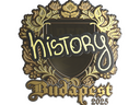 Sticker | History (Gold) | Budapest 2025
