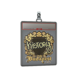 Sticker Slab | History (Gold) | Budapest 2025
