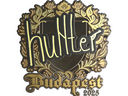 Sticker | huNter- (Gold) | Budapest 2025