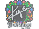 Sticker | kye (Embroidered) | Budapest 2025
