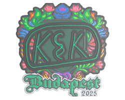 Sticker | kyousuke (Embroidered) | Budapest 2025
