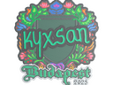 Sticker | kyxsan (Embroidered) | Budapest 2025