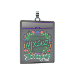 Sticker Slab | kyxsan (Embroidered) | Budapest 2025