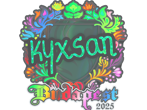 Sticker | kyxsan (Holo) | Budapest 2025