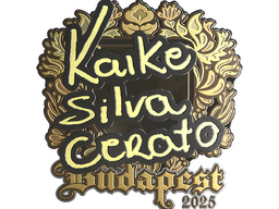 Sticker | KSCERATO (Gold) | Budapest 2025