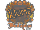 Sticker | KRIMZ | Budapest 2025