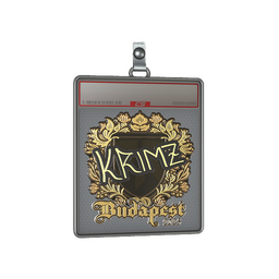 Sticker Slab | KRIMZ (Gold) | Budapest 2025