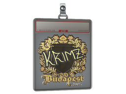 Sticker Slab | KRIMZ (Gold) | Budapest 2025