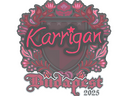 Sticker | karrigan | Budapest 2025