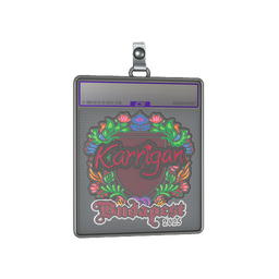 Sticker Slab | karrigan (Embroidered) | Budapest 2025