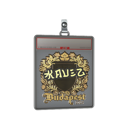 Sticker Slab | kauez (Gold) | Budapest 2025