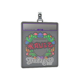 Sticker Slab | kauez (Embroidered) | Budapest 2025