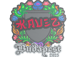 Sticker | kauez (Embroidered) | Budapest 2025