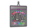 Sticker Slab | kl1m (Holo) | Budapest 2025