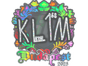 Sticker | kl1m (Holo) | Budapest 2025