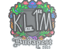 Sticker | kl1m (Embroidered) | Budapest 2025
