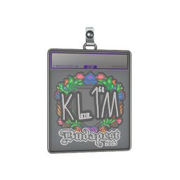 Sticker Slab | kl1m (Embroidered) | Budapest 2025