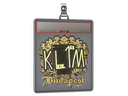 Sticker Slab | kl1m (Gold) | Budapest 2025