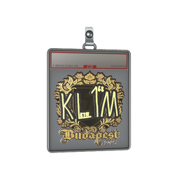Sticker Slab | kl1m (Gold) | Budapest 2025