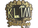 Sticker | kl1m (Gold) | Budapest 2025