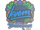 Sticker | Kvem (Embroidered) | Budapest 2025