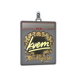 Sticker Slab | Kvem (Gold) | Budapest 2025