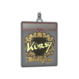 Sticker Slab | Kursy (Gold) | Budapest 2025