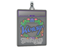 Sticker Slab | Kursy (Embroidered) | Budapest 2025