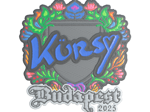 Sticker | Kursy (Embroidered) | Budapest 2025